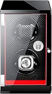 [CFZSALK] Automatic Watch Winder Box Double, Wooden Battery Silent Watch Case Mechanical Watch Display Storage Box Watches Boxes Winders Display Storage KeYJ