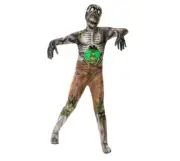 Morphsuit Radioactive Zombie Boys Med (8) Dress Up Halloween Costume Glow In Dar