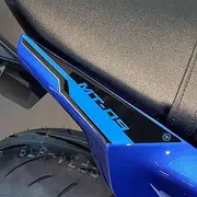 labelbike - 3D Sticker Motorcycle Rear Tail Decoration and Protection in Resin Compatible with Yamaha MT-09 2024-2025 - Color Blue