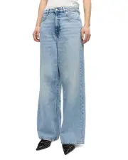 Ganni Baggy Jeans in Light Blue 24