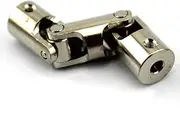 1PC 3mm 4mm 5mm Three-Section Universal Joint Shaft Coupler Coupling Motor Connector Rc Boat Car Model Metal Cardan Joint(3mm-3mm)