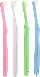 Healvian Ergonomic Toothbrushes Set 4pcs Interdental Brush Soft Bristles for Braces Dentures Deep Gums