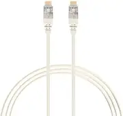 0.75m CAT6A RJ45 S/FTP Thin LSZH 30 AWG Network Cable | White