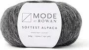 Mode at Rowan, Softest Alpaca, Ash, 50g
