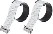 uxcell FFC FPC Cable 0.5mm Pitch 51 Pin 300mm Flexible Flat Ribbon Cables for LCD Screen,2Pcs