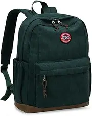 [RAVUO] Corduroy Backpack for Men Women Unisex School Bag Lightweight Casual Teens Bookbags High School Daypack for Travel College Work