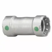 MegaPress 25000 Coupling with Stop 1/2 x 1/2 P1 x P2 Carbon Steel, Box of 10