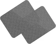 Alipis 1Pair Car Side Window Sunshade Sticker UV Protection Black Film for Vehicle Sunshade Easy to Install and Removable Keeps Sunlight Out While Maintaining Visibility for Cars