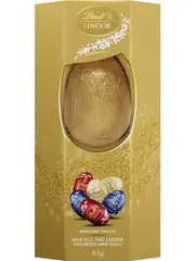 Lindt Milk Egg and Lindor Assorted Mini Eggs 83g