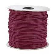 328ft(100m) 0.1"(2.5mm) Elastic String Cord Jewelry Stretchy Cord Purple Red