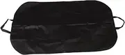 ANDRESLAD Portable Travel Garment Bag Medium Dust Cover for Clothes Protection Folding Hanging Suit Bag for Wardrobe Storage for Dresses Coats and Suits Black