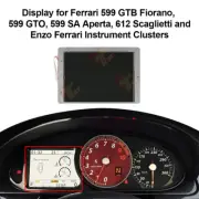 For Ferrari 599 GTB Fiorano, 599 GTO, 612 Scaglietti Instrument Clusters Display