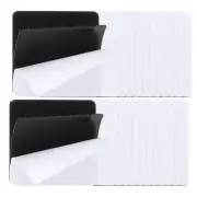 24 Pcs 2" x 2" Hook and Loop Strips Square Tape Double Sided Black