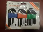 Sontax 21 piece L-Hex Key Set includes SAE Torx & Metric #244-6945