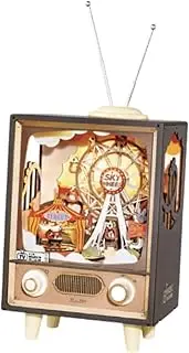 Luwecf Carousel Music Box Horse Figurine Tabletop Ornament for Girls Kids Daughter