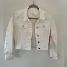 Lilly Pulitzer Seaspray White Denim Jacket NEW WITH TAGS size XS