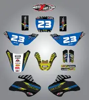 Full custom graphic kit to suit Suzuki JR 50 FACTORY style sticker kit / decals