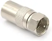 Cable Adapter Connectors,F Type Adapter F Male to RF Female Adapter - RF Antenna Adapter Test Aerial Converter for FM/AM Digital, Radio,
