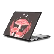 MacBook Pro 14-inch (M1 - M4) Impact Case Pink Mystical Mushrooms - cottagecore forest night
