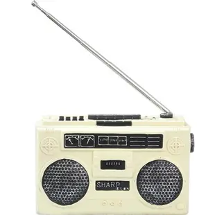 創意復古懷舊電視機玩具家居客廳房間桌面收音機裝飾品道具小擺件