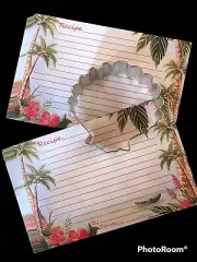 Palm Trees Recipe Card/Cookie Cutter Gift Set made in the USA