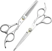 BESTYASH 1PC Professional Hair Cutting Scissors Durable Hairdressing Shear for Home and Salon Use for Thinning Hair Comfortable Grip Resistant Design