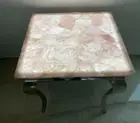 24" Square Rose Quartz Stone Coffee Table Top Console Bar Table Hallway Decors