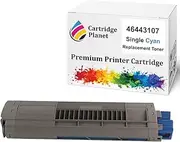 Cartridge Planet Cyan Compatible Toner Cartridge for OKI 46443107 (10,000 Pages) for OKI C833 C833n