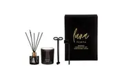 Tempa Luna Midnight Candle Diffuser w Wick Snuffer Trimmer Home Fragrance Set