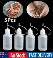 5X Needle Tip Glue Bottle Squeeze Bottles Dropper Dispenser Applicator 30ml New