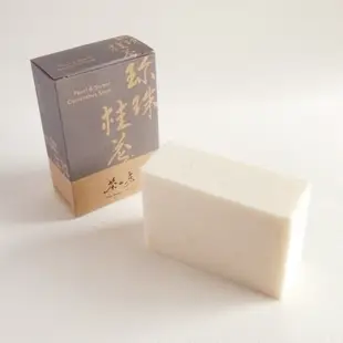 【茶山房】珍珠桂花皂 手工皂100g 珍珠粉 甘油 滋潤 花香 乾性膚質適用