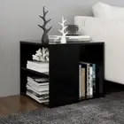 Wooden Side Table Sofa Lounge Lamp Bed Bedside Coffee Shelf Storage Stand Black