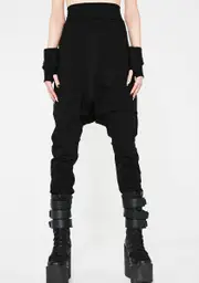 [MNML] Lethal Cataclysm Drop Crotch Joggers