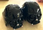 Super Fun Star Wars Darth Vader Adult 3D Plush Slippers - Ladies 9/10, Mens 7-8