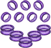 EXAOMBLE 12pcs Soft Silicone Finger Scissors for Dog Grooming Kit Comfortable Grip Material Multi-functional Tool for Pets Grooming and Hairdressing Bright