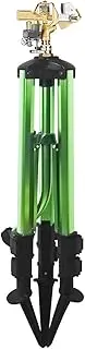 Lawn Watering Sprinkler - Tripod Base Outdoor Sprinkler | Large Area Irrigation Tool, Height Adjustable Design for Greenhouse, Flower Beds, Garden, Orchards