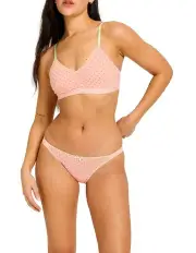 [Modibodi] Boudoir Tanga Period Brief in Light-Moderate Pink