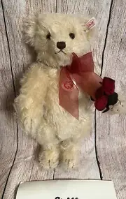 Steiff Ladybug Bear NICOLAS 681349 Blond Mohair North American Exclusive