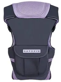 在飛比找Yahoo奇摩拍賣-7-11運費0元優惠優惠-naforye 多功能嬰兒揹巾 紫色 二手