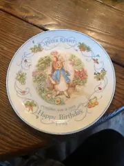 WEDGWOOD 1996 ‘PETER RABBIT WISHES YOU A HAPPY BIRTHDAY’ 7" PLATE -C20