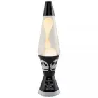 17 Inch Clear Liquid White Wax Lava Lamp, 32 Ounce Jack Skellington Motion Light