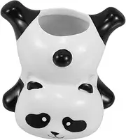 Toothbrush Rack Toothbrush Holders Cup Holder Toothbrushes Panda Tooth Brush Holder Brush Cup Desktop Teeth Brush Holder Cup Teeth Cleaning Brush Holder Tooth Brush Supply Ceramics
