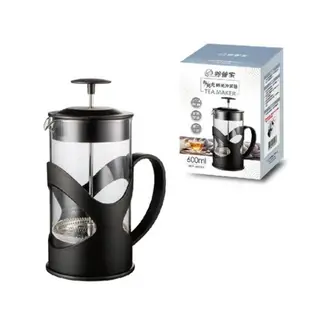 免運 妙管家 布列克時尚沖茶器 600ml HKP-600BK (6.8折)