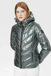Bogner Fire + Ice Sassy 2 Ski Parka Jacket Women's Size 14 Dark Crystal