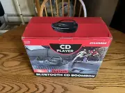 Sylvania Bluetooth CD Boombox. AM FM Stereo Radio. LED. Brand New in Box. LOOK