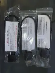 Gun Lock Ruger Firearm Gun Storage Safety Cable w/ Two Keys — NEW Set Of 3