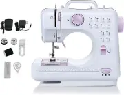 Portable Mini Sewing Machine - Dual Speed Kids Sewing Machine with Foot Pedal