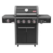 Coleman Revolution 4 Burner BBQ with Side Burner - Black Gloss