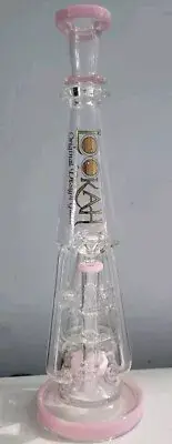 16.1/2" LOOKAH Original Design Glass Recycler Bong Water Pipe HOOKAH
