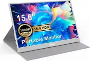 15.6" Portable Monitor 1080P USB-C HDMI FHD IPS HDR Gaming PC Mac Phone PS4/5